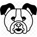 Bulldog Muscular Mammal Icon