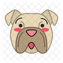 Bulldog Dog Hushed Icon