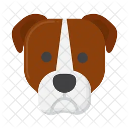 Bulldog dog  Icon
