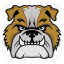 Bulldog Mascot Bulldog Face Dog Face Icon