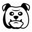 Bulldog face  Icon