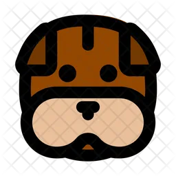 Bulldog Head  Icon