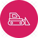 Bulldozer Machinery Machine Icon