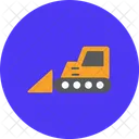 Construction Excavator Crane Icon