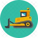 Bulldozer Heavy Vehicle Icon