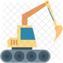 Bulldozer Construction Crawler Icon