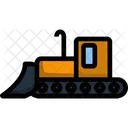 Bulldozer Vehicle Equipment Icon