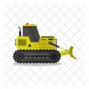 Bulldozer Construction Excavator Icon