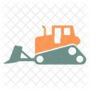 Bulldozer Construction Excavator Icon