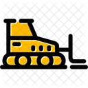Bulldozer Earthmover Heavy Icon