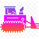 Bulldozer Construction Digger Icon
