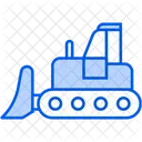 Bulldozer Crawler Dozer Icon