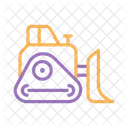 Bulldozer Dozer Vehicle Icon