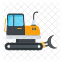 Bulldozer Vehicle  Icon