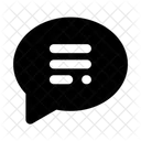 Chat A Bulles Interface Web Icône