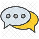 Bulle De Dialogue Message Chat Icône
