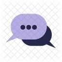 Bulles Conversation Echange Icône