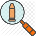 Bullet Analysis Find Bullet Search Icon