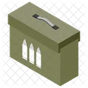 Bullet Box Armoured Case Military Weapon Icon