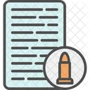 Bullet List Bullet Weapon Icon
