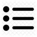 Bullet List Dot List List Icon
