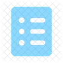 Bullet List Items Icon