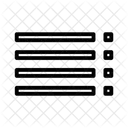 Bulleted List Mirrored Icon
