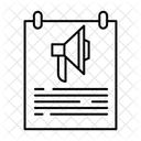 Bulletin Board News Icon