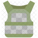 Bulletproof Protection Vest Icon
