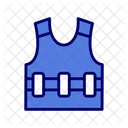 Bulletproof Safety Soldier Icon