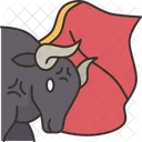 Bullfight Bull Matador Icon