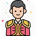 Bullfighter Male Bullfighter Animal Icon