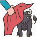 Bullfighting Bull Capote Icon