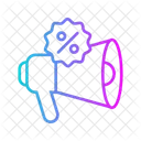 Bullhorn gradient  Icon