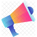 Bullhorn Megaphone Announcement Icon