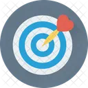 Bullseye Dart Target Icon