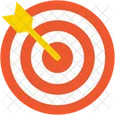 Dartboard Bullseye Arrow Icon