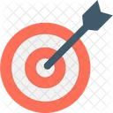 Bullseye Dartboard Focus Icon