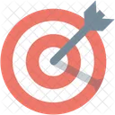 Bullseye Arrow Dartboard Icon