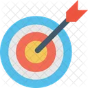 Bullseye Crosshair Dartboard Icon