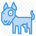 Bullterrier Hund  Symbol