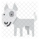 Bullterrier Hund  Symbol