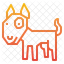 Bullterrier Hund  Symbol