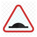 Bump Ahead Sign Icon
