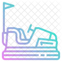 Bump Car Fair Icon