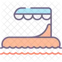 Bumper Boats Water Bike Hydrocycle Icon