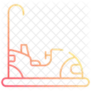 Bumper Car Amusement Park Fun Icon