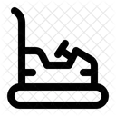 Bumper Car Amusement Park Icon