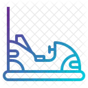 Amusement Park Bumper Car Entertainment Icon