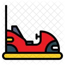 Amusement Park Bumper Car Entertainment Icon